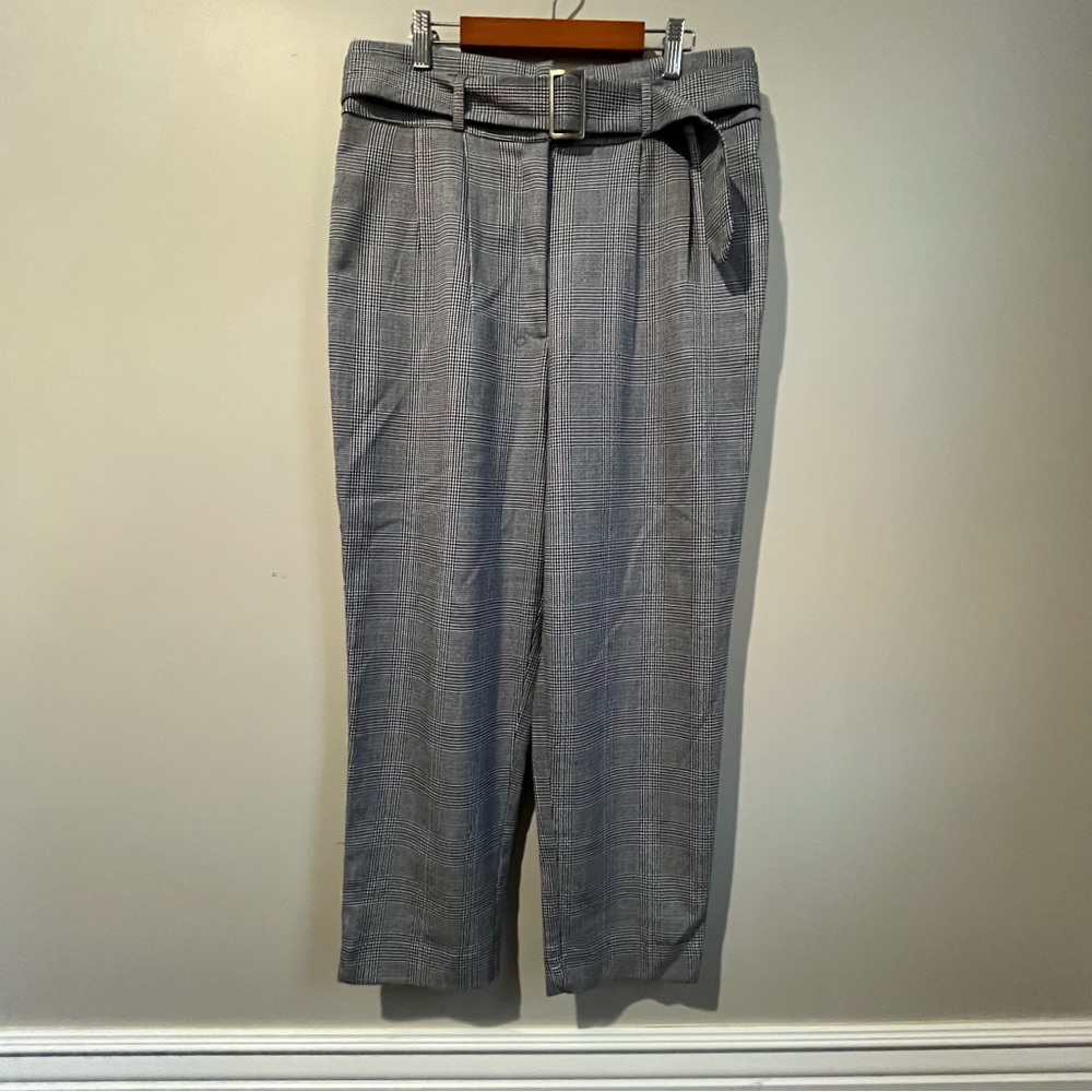 Forever 21 Contemporary - High Waist Plaid Trousers - Size Large